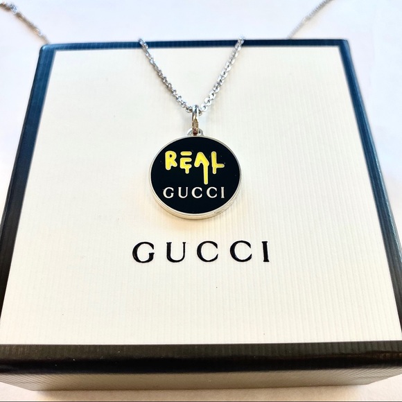 Gucci GucciGhost “Real” Necklace Charm NWT - Picture 12 of 15